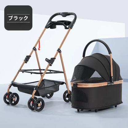 折りたたみ式ペット用ベビーカー