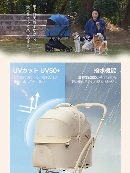 折りたたみ式ペット用ベビーカー