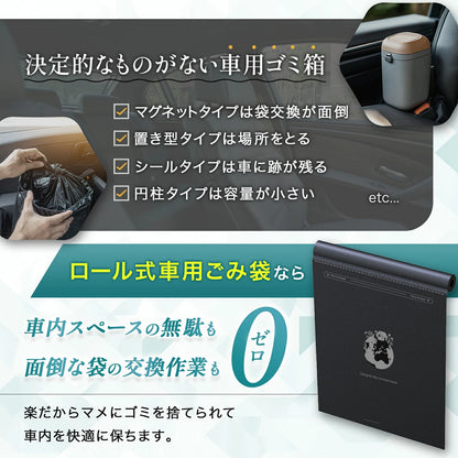 ロール式車用ごみ袋
